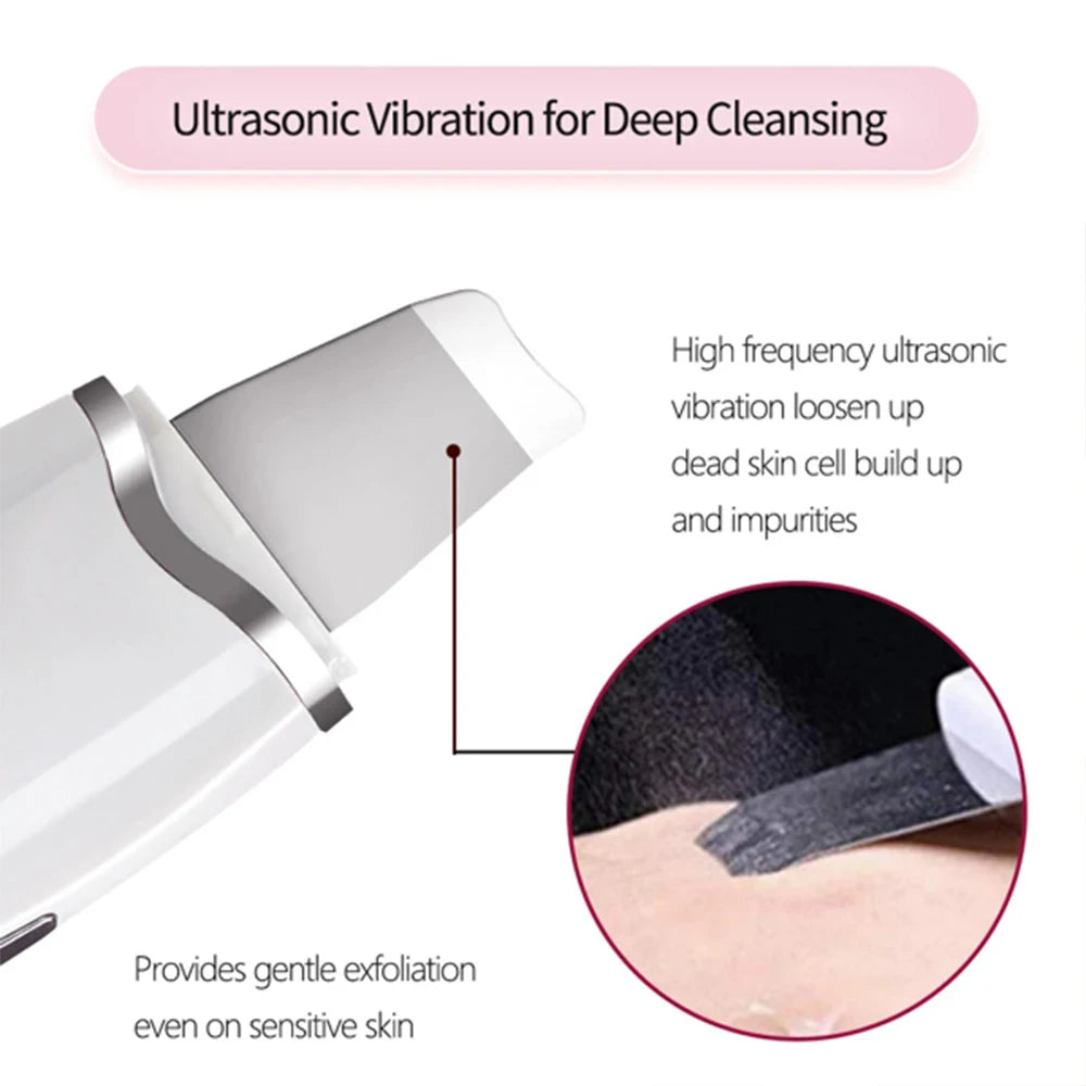 3-in-1 Ultrasonic Skin Scrubber