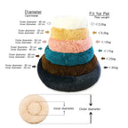 40-90cm 6 Sizes Round Pet Bed for Large Dog