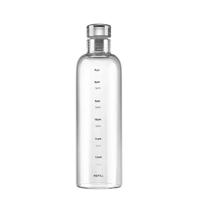 300-1000ml High Borosilicate Glass Water Bottle