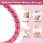 24 Knots Adult Plus Size Adjustable Weighted Sports Hoops