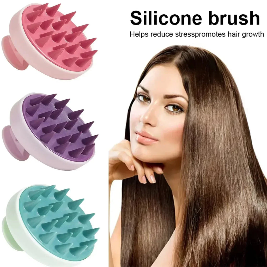 Soft Silicone Scalp Massage Brush