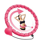24 Knots Adult Plus Size Adjustable Weighted Sports Hoops