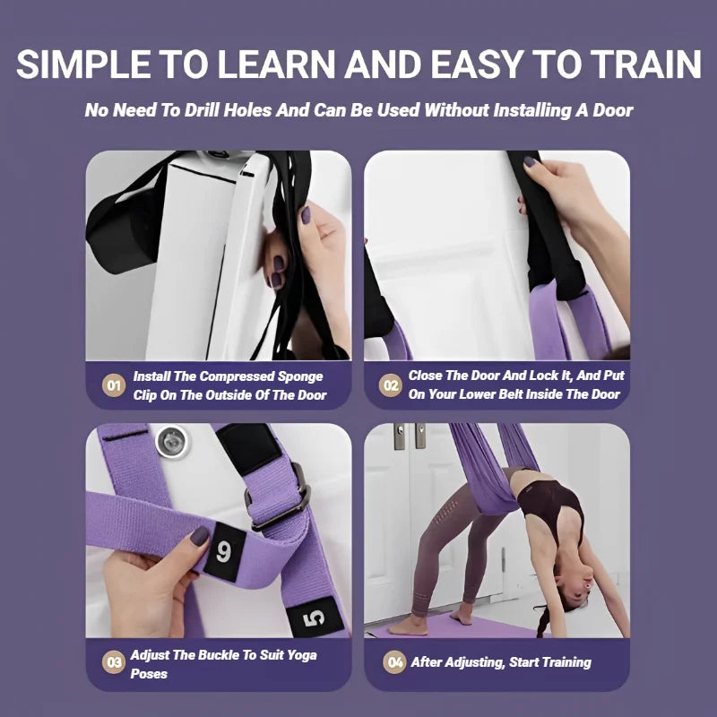 Adjustable Aerial Air Yoga Strap